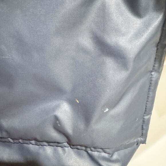 VAN JAC Japanese Brand Vintage Airline Parka Jacket Navy Blue Fur Hood Medium - Picture 5 of 9